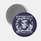 ハーフムーンベイカリフォルニア マグネット (正面/裏面)
