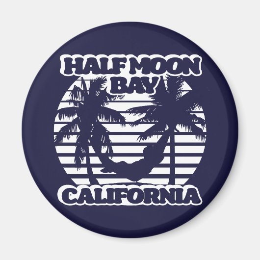 ハーフムーンベイカリフォルニア マグネット (正面)