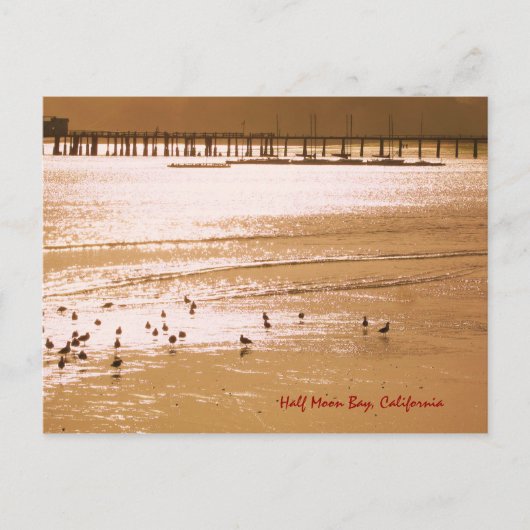 ハーフムーンベイポストカード ポストカード (正面)