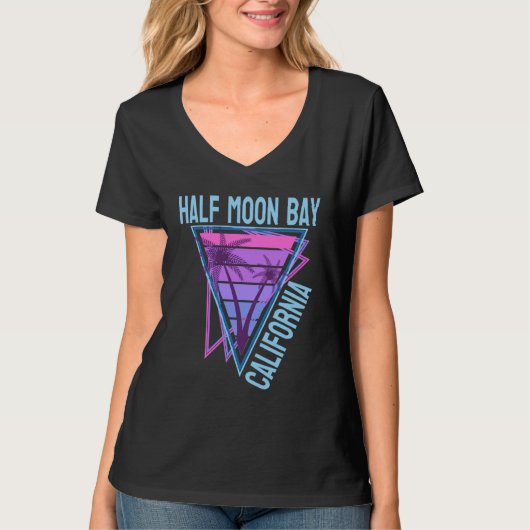 ハーフムーン湾のバケーション Tシャツ (正面)