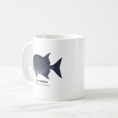 ハーフムーン – カリフォルニアの海洋動物 コーヒーマグカップ (正面左)