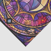 ハーフムーン ステンドグラス デコパージュペーパー 薄葉紙 (詳細)