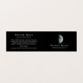 ハーフムーン，天文学者，天文学ストア 名刺 (外部フラット)