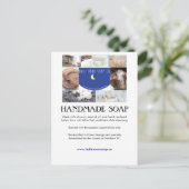 ハーフムーンSOAP情報カードコラージュ ポストカード (スタンド正面)