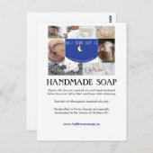 ハーフムーンSOAP情報カードコラージュ ポストカード (正面/裏面)