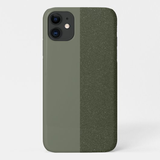 ハーフモスグリーンiPhone 11ケース – カスタマイズ Case-Mate iPhoneケース (裏面)