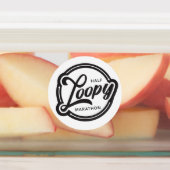 ハーフループのステッカー ラベル (貼付)