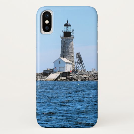 ハーフロックライトハウス、メインiPhoneケース Case-Mate iPhoneケース (裏面)