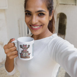 ☕️ハーフ💕ーハーフ🍎 コーヒーマグカップ