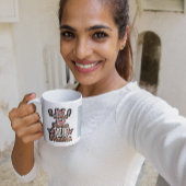 ☕️ハーフ💕ーハーフ🍎 コーヒーマグカップ