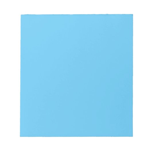 ハーフ焼いた，ジーンズ・ブルー，ジョルディ・ブルー， ノートパッド (正面)