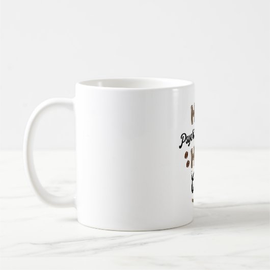 ハーフ精神科ナースハーフ・コーヒー コーヒーマグカップ (左)