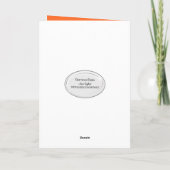 ハーフ誕生日のカップケーキ カード (裏面)