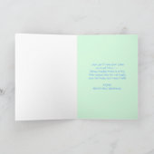 ハーフ誕生日カード – ハーフお誕生日ケーキ カード (内部)