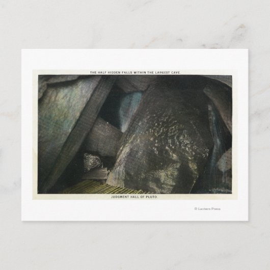 ハーフ隠し滝ズプラトンの審判ホールの見解 ポストカード (正面)