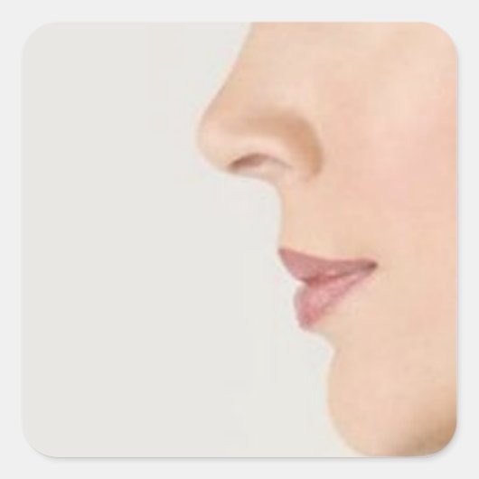ハーフ顔 スクエアシール (正面)