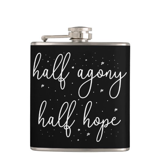 ハーフ・アゴニー、ハーフ・ホープII – 説得引用文 フラスク (正面)