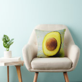 「ハーフ・アボカド」かわいい写真。買今 クッション (椅子)