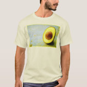 「ハーフ・アボカド」かわいい写真。買今 Tシャツ (正面)