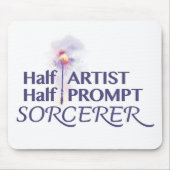 ハーフ・アーティスト・ハーフ・プロンプト・ソルジャー マウスパッド (正面)