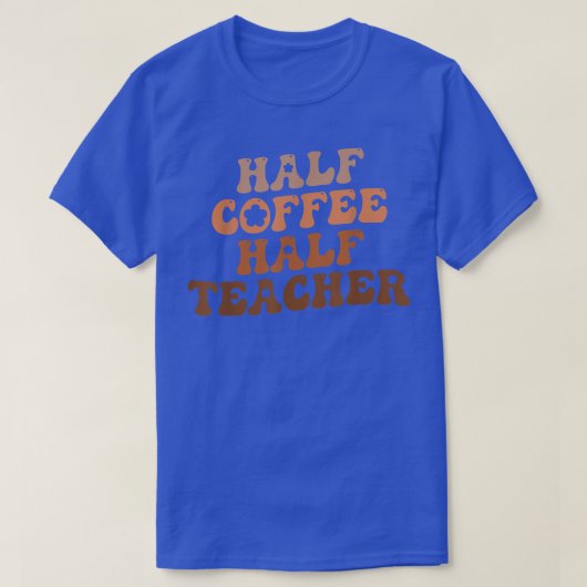 ハーフ・コーヒー半先生学校の初日 Tシャツ (デザイン正面)