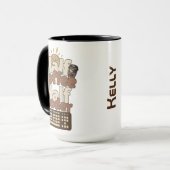 ハーフ・コーヒー、ハーフ・コーダ マグカップ (正面左)