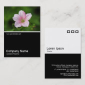 ハーフ&ハーフフォト0346 – ゼラニウム 名刺 (正面/裏面)