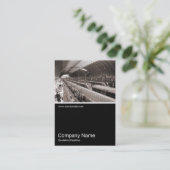 ハーフ&ハーフフォト042 – パディントン駅 – ロンドン 名刺 (スタンド正面)