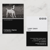 ハーフ&ハーフ写真0273 - Dog Agog 名刺 (正面/裏面)