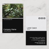 ハーフ&ハーフ写真0317 – 植物園 名刺 (正面/裏面)