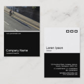 ハーフ&ハーフ写真0338 -サイクリング 名刺 (正面/裏面)