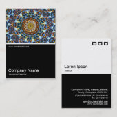 ハーフ&ハーフ写真091 -万華鏡のように千変万化するパターン 名刺 (正面/裏面)