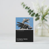 ハーフ&ハーフ0257 – ドラゴン,市役所,カーディフ 名刺 (スタンド正面)