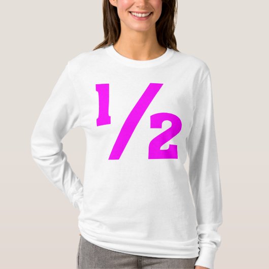ハーフ – マゼンタ Tシャツ (正面)