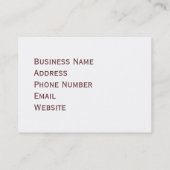 ハーブおよびスパイスの名刺 名刺 (裏面)