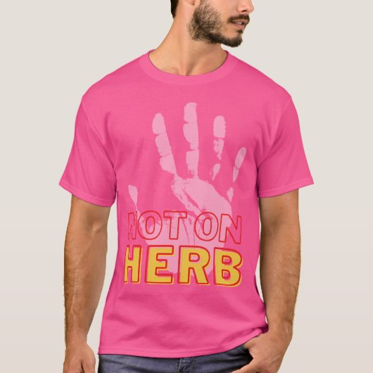 ハーブではない Tシャツ (正面)