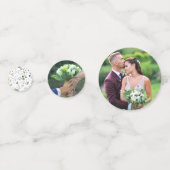 ハーブとグリーンの結婚式 受付用コンフェッティ コンフェッティ (裏面)