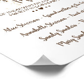 ハーブとグリーン イン ラビング メモリー ウェディング サイン (角)