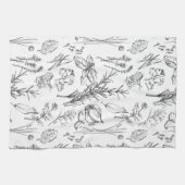 ハーブとスパイスのキッチンタオル キッチンタオル (横)