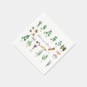 ハーブとスパイスのナプキン スタンダードカクテルナプキン (角)