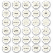 ハーブとスパイスラベル シール (正面)