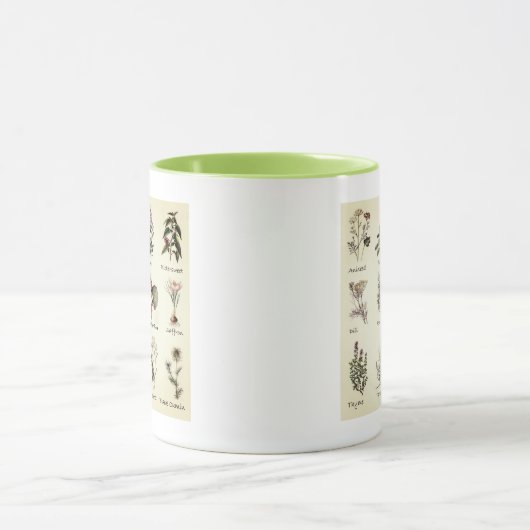 ハーブとスパイス マグカップ (中央)