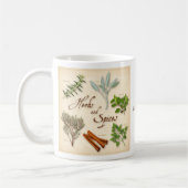 ハーブとスパイス マグ (左)