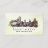 ハーブとチンチャーズスケッチ 名刺 (正面)