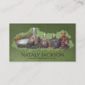 ハーブとチンチャーズスケッチ 名刺 (正面)