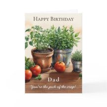 ハーブとトマト作物の選択パパ誕生日