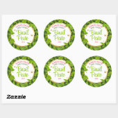 ハーブのバジルペスト星ホームイタリアン缶詰 ラウンドシール (シート)