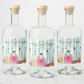 ハーブのフルーツ味の酢の物ホーム缶詰ラベル リキュールボトルラベル (ボトル)