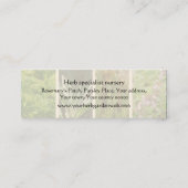 ハーブの名刺 スキニー名刺 (裏面)