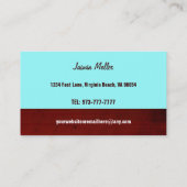 ハーブの名刺-可変性色 名刺 (裏面)